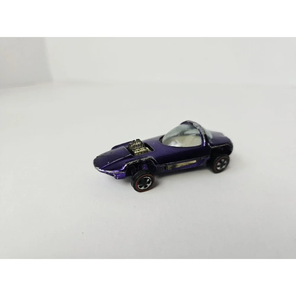 Vintage Hotwheels 1967 Silhouette redline car purple